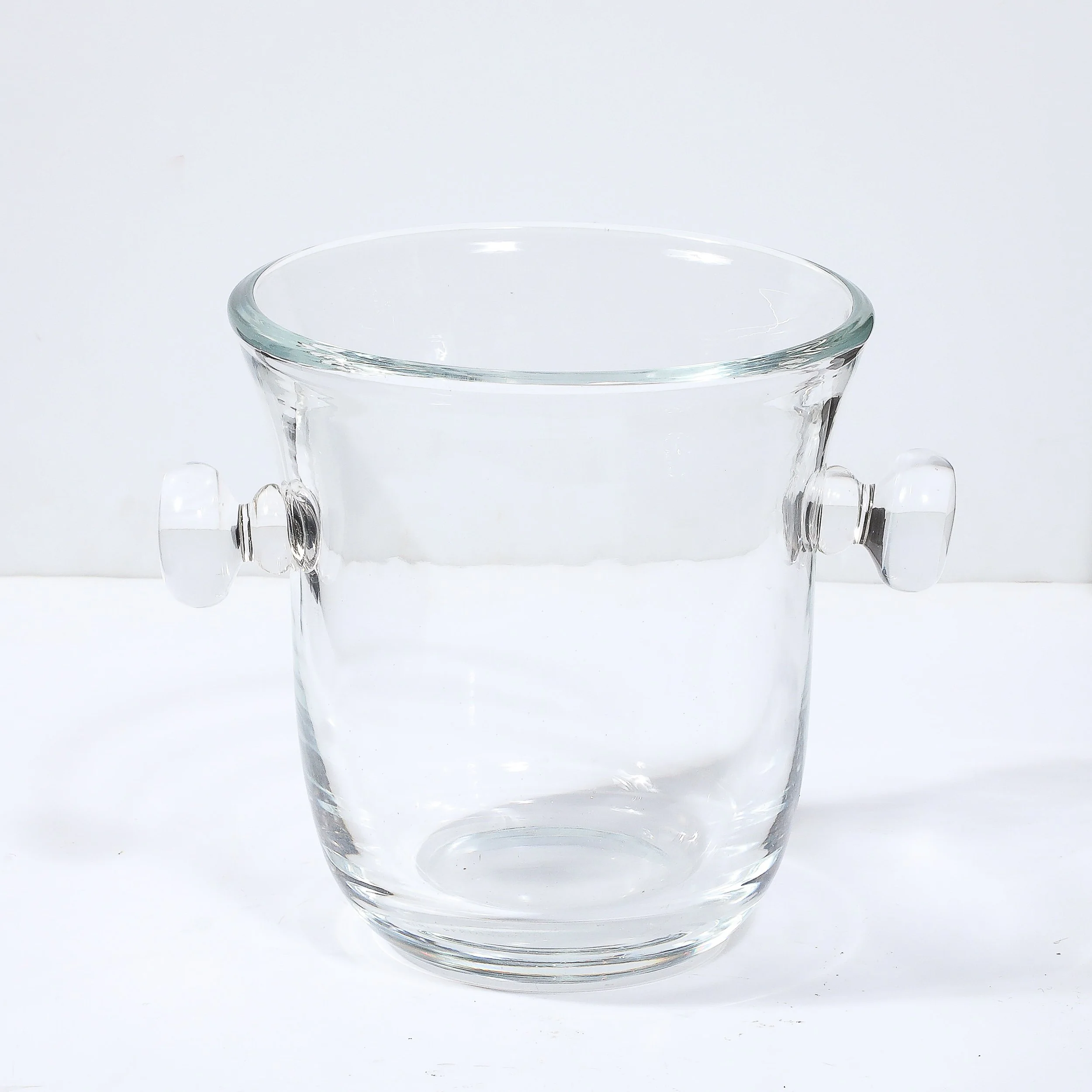 その他 Aldo Bakker NOSE Large Mid-Century Modern Lacquered Goat Skin and Brass Ice Bucket by